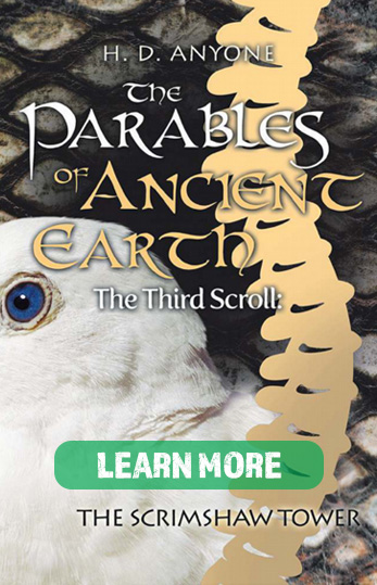 Book cover of “The Parables of Ancient Earth - The Third Scroll”